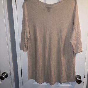 Tan long sleeved shirt